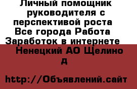 Личный помощник руководителя с перспективой роста - Все города Работа » Заработок в интернете   . Ненецкий АО,Щелино д.